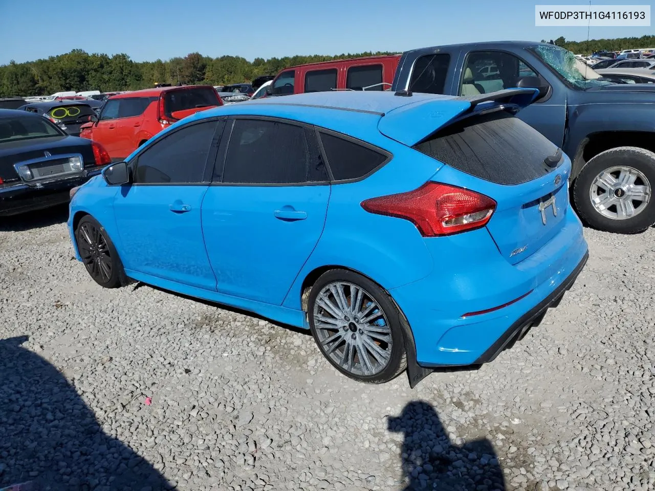 2016 Ford Focus Rs VIN: WF0DP3TH1G4116193 Lot: 76000374