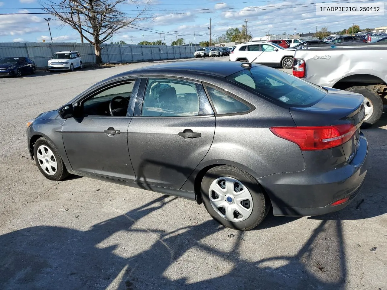 2016 Ford Focus S VIN: 1FADP3E21GL250452 Lot: 76008874