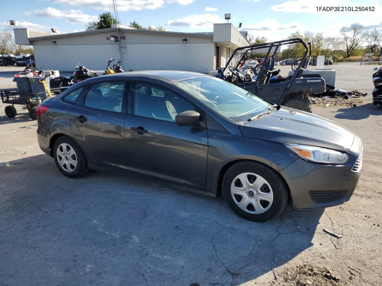 2016 Ford Focus S VIN: 1FADP3E21GL250452 Lot: 76008874