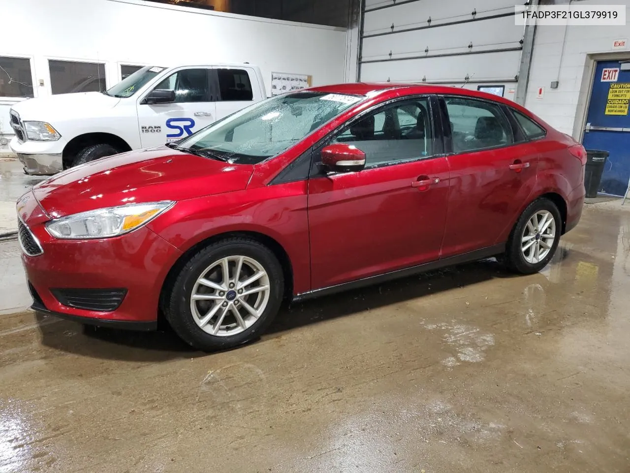 2016 Ford Focus Se VIN: 1FADP3F21GL379919 Lot: 76077874