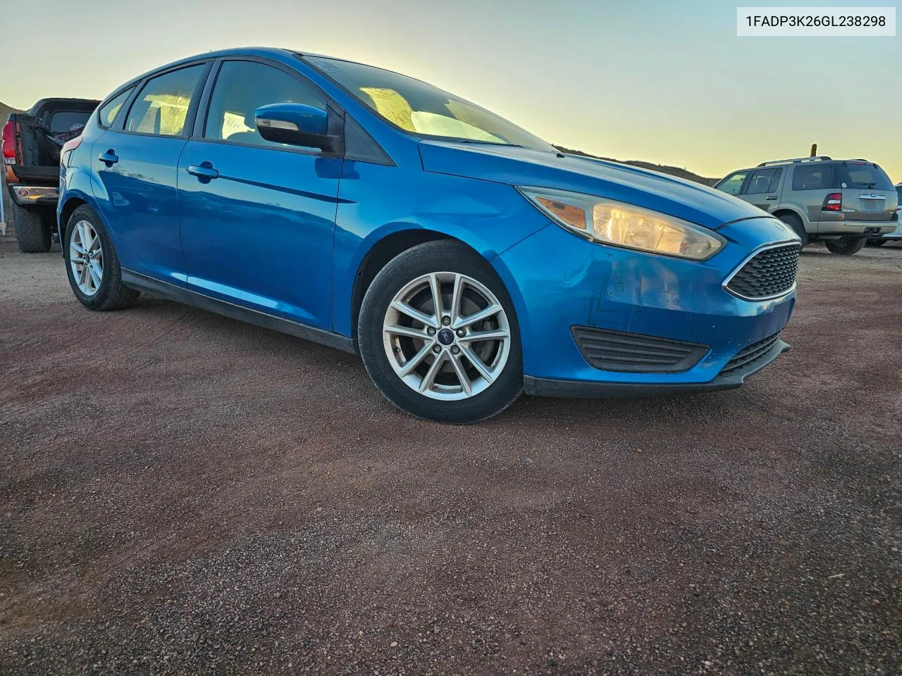 2016 Ford Focus Se VIN: 1FADP3K26GL238298 Lot: 76078424