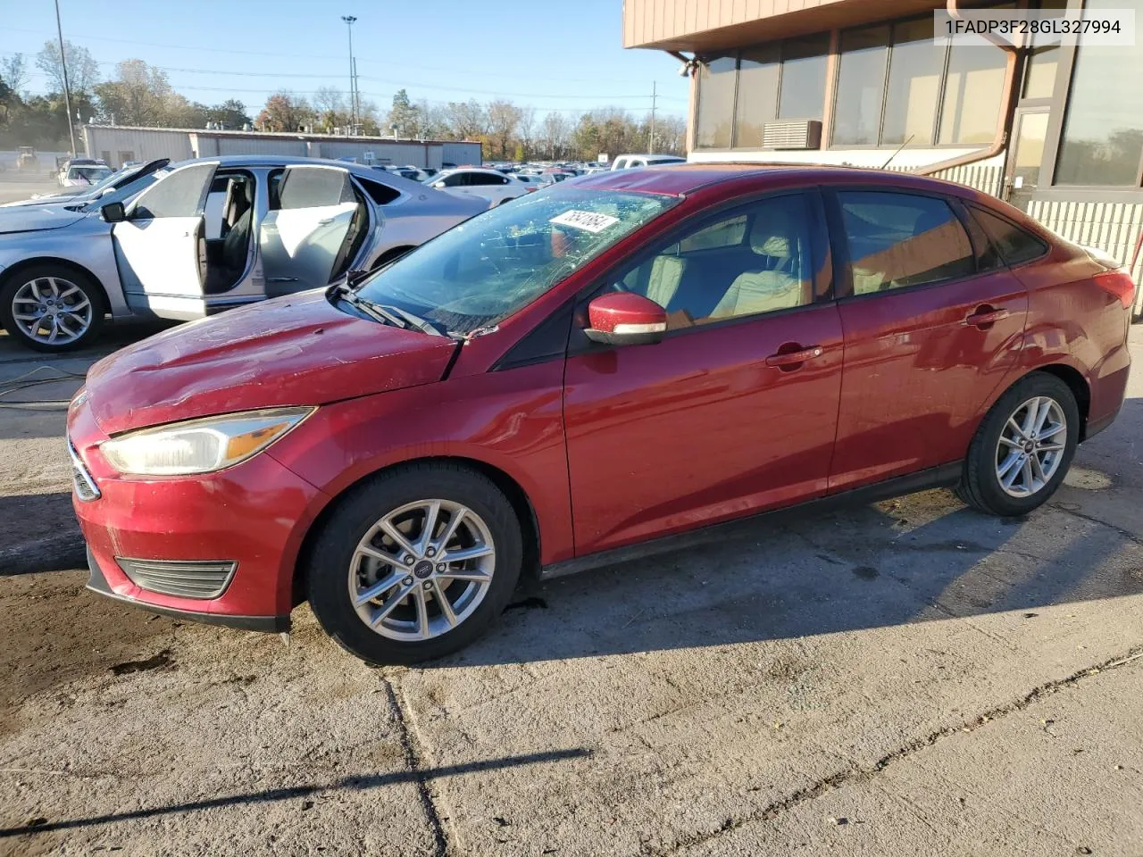 2016 Ford Focus Se VIN: 1FADP3F28GL327994 Lot: 76541864