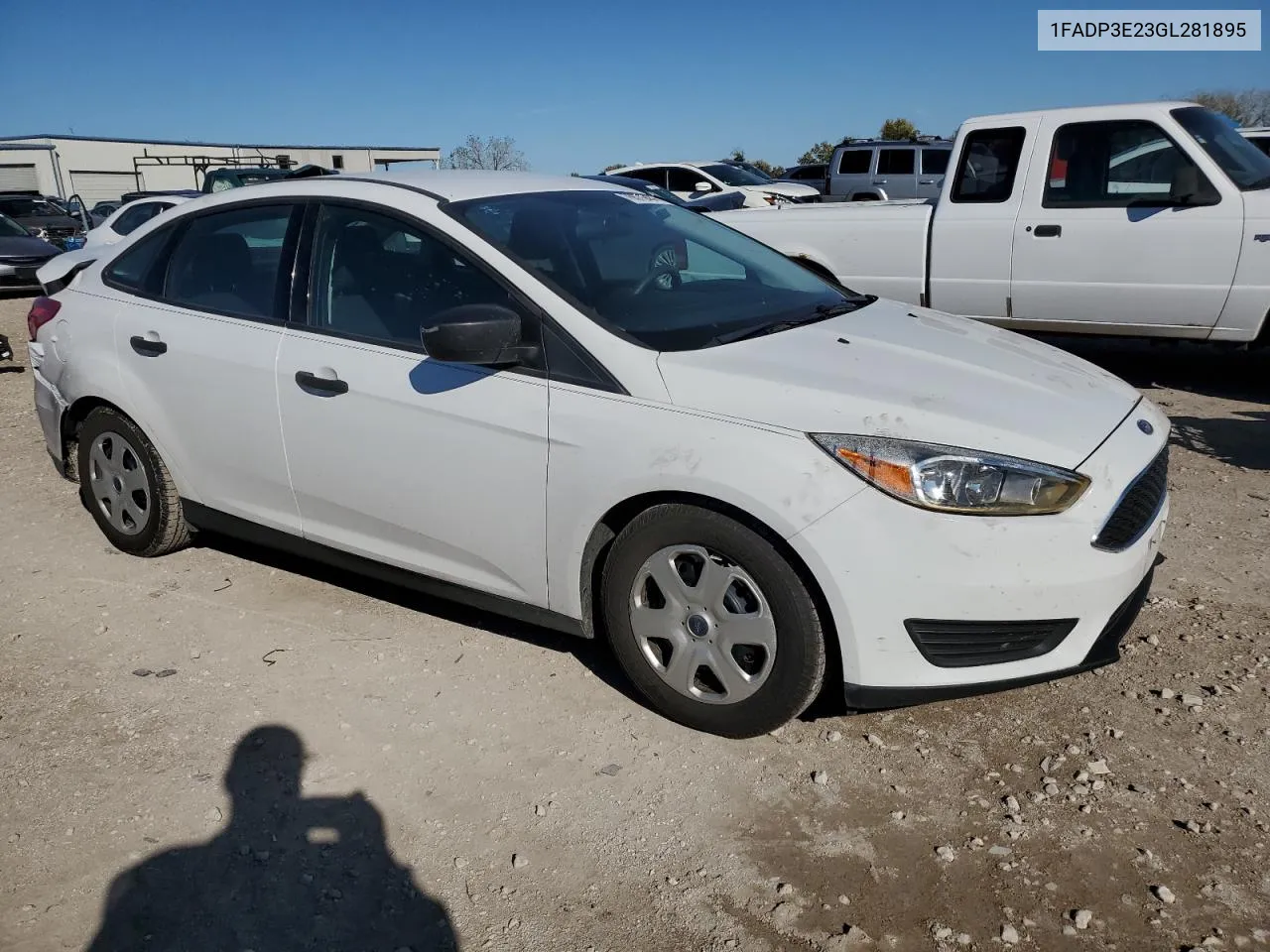 2016 Ford Focus S VIN: 1FADP3E23GL281895 Lot: 76576464