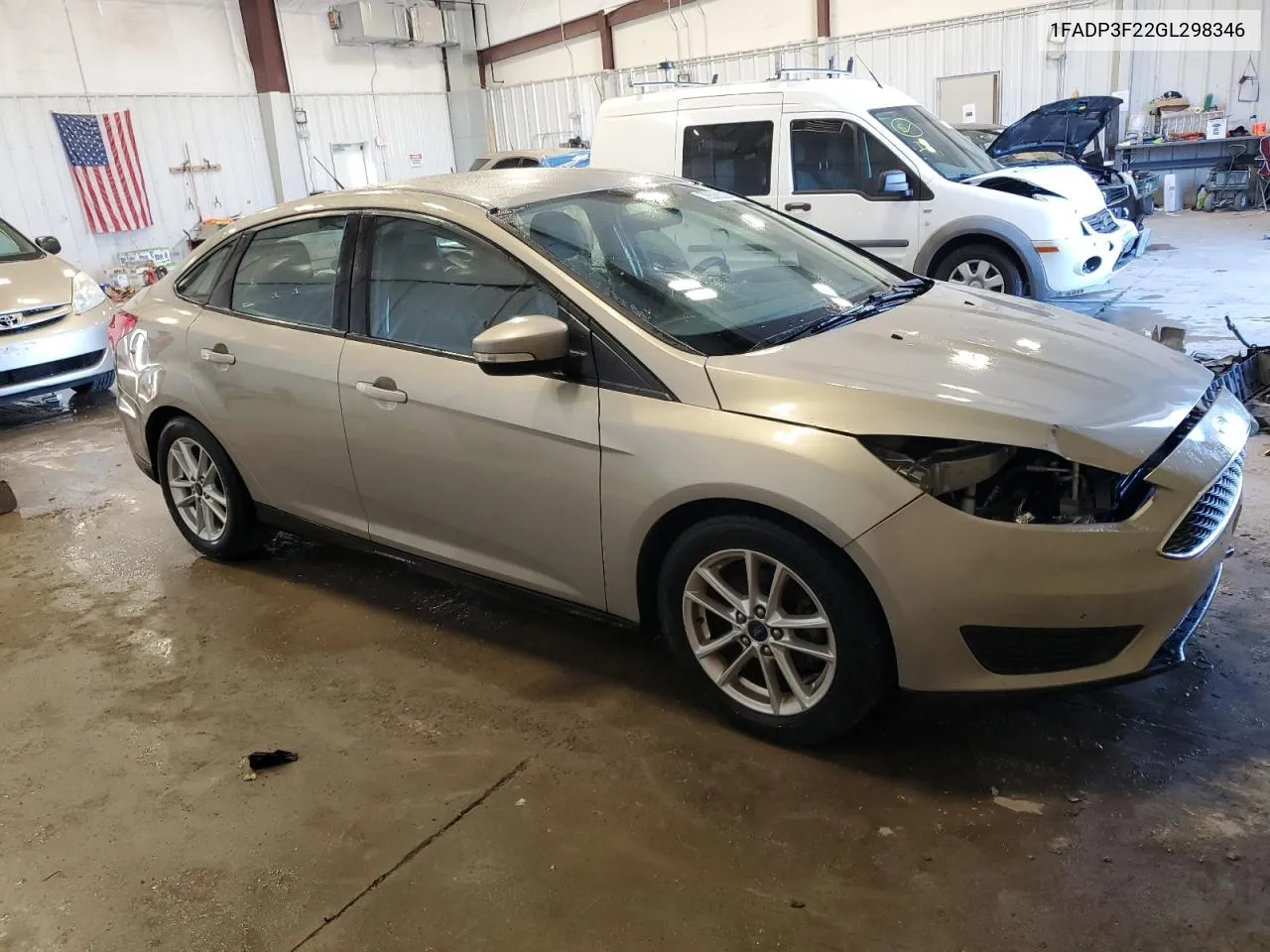 2016 Ford Focus Se VIN: 1FADP3F22GL298346 Lot: 76588304