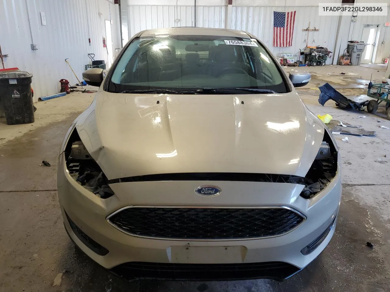 2016 Ford Focus Se VIN: 1FADP3F22GL298346 Lot: 76588304