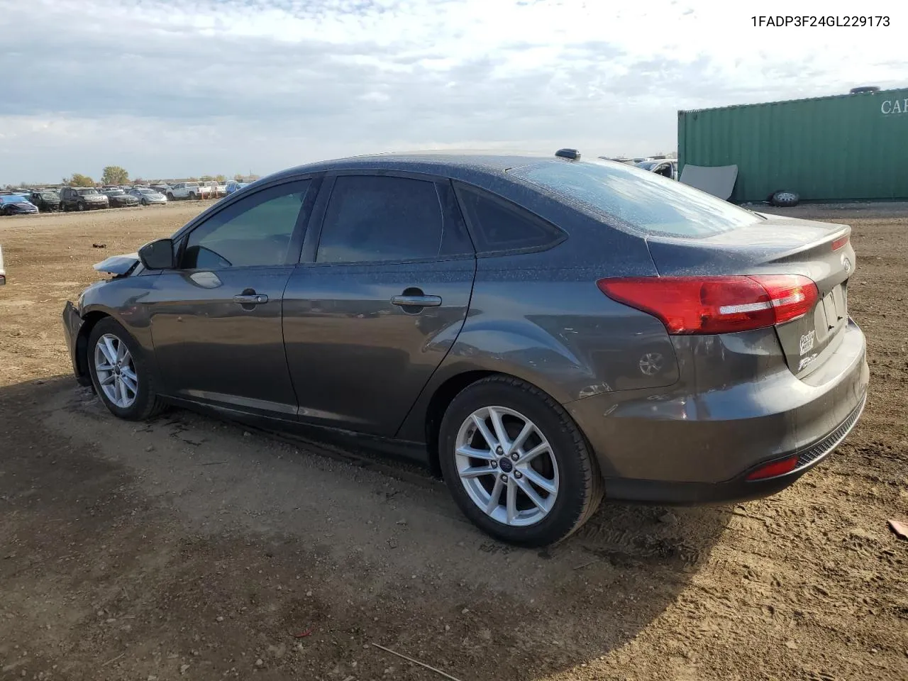 2016 Ford Focus Se VIN: 1FADP3F24GL229173 Lot: 76808904