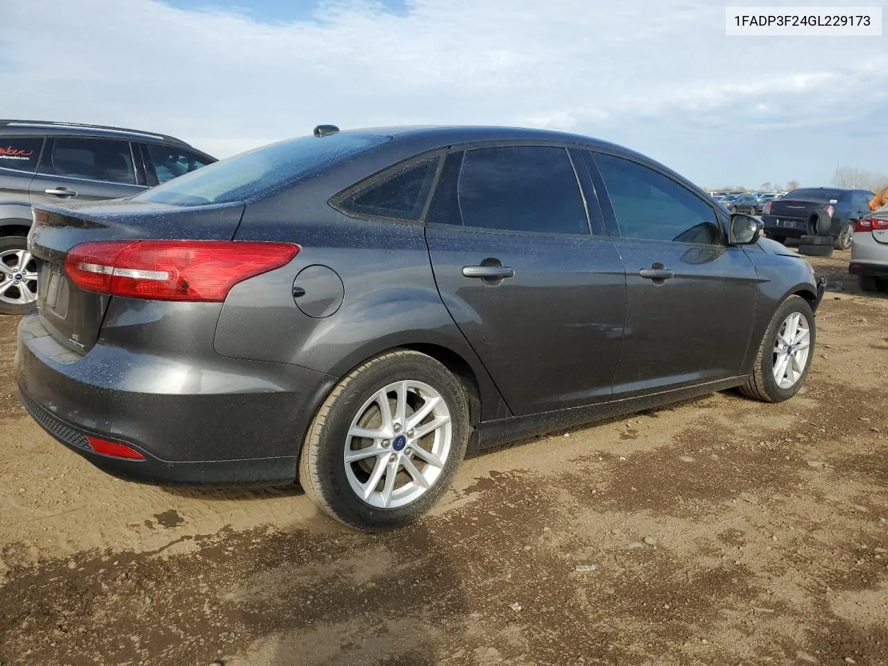 2016 Ford Focus Se VIN: 1FADP3F24GL229173 Lot: 76808904