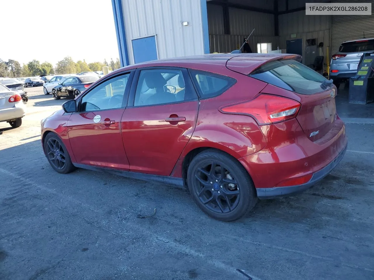 2016 Ford Focus Se VIN: 1FADP3K2XGL286208 Lot: 76833744