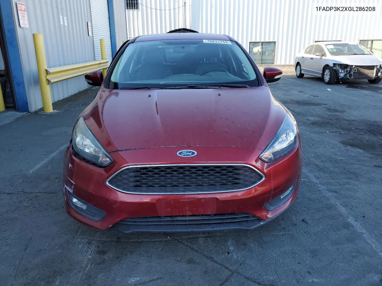 2016 Ford Focus Se VIN: 1FADP3K2XGL286208 Lot: 76833744