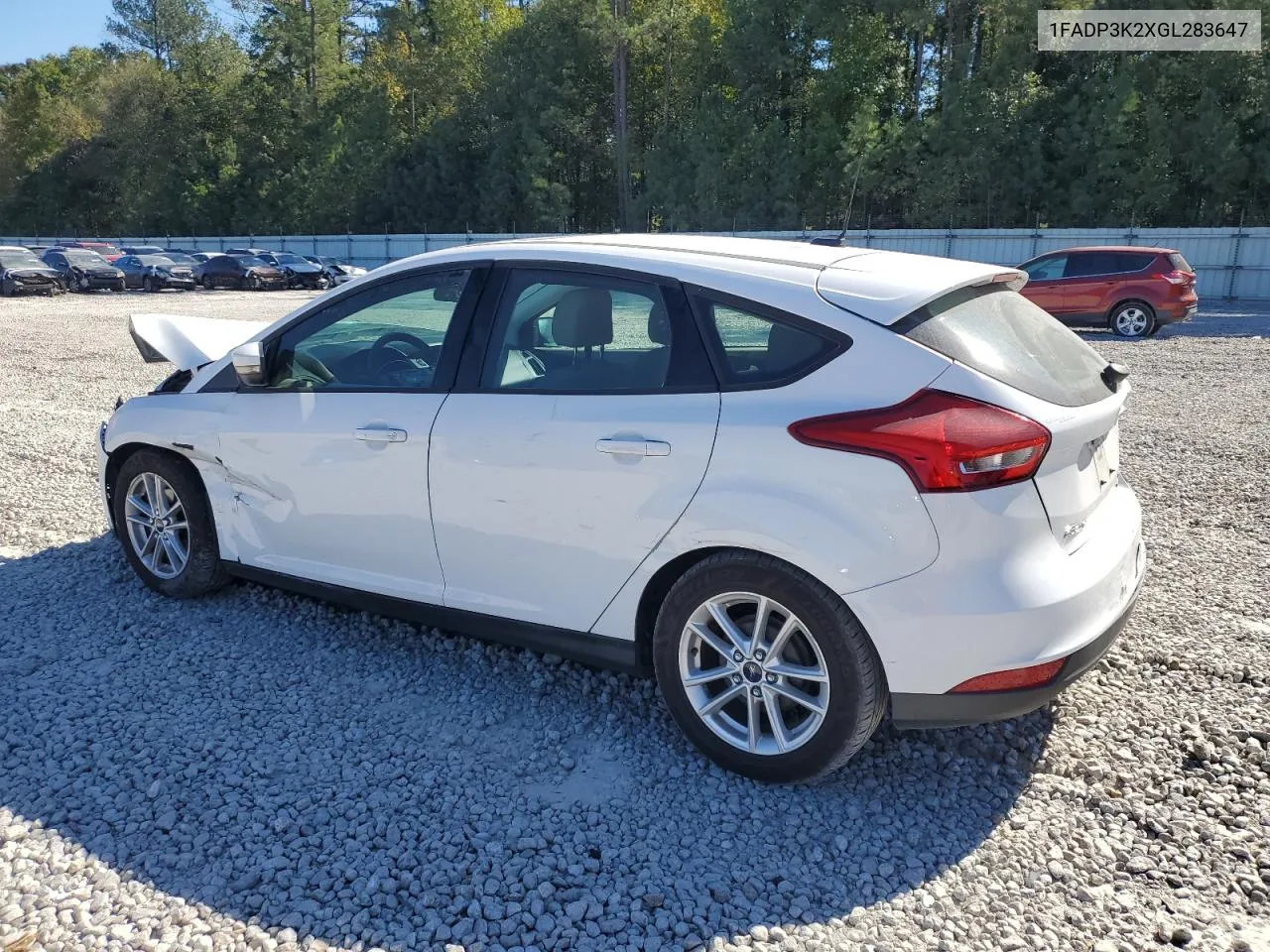 2016 Ford Focus Se VIN: 1FADP3K2XGL283647 Lot: 76899984