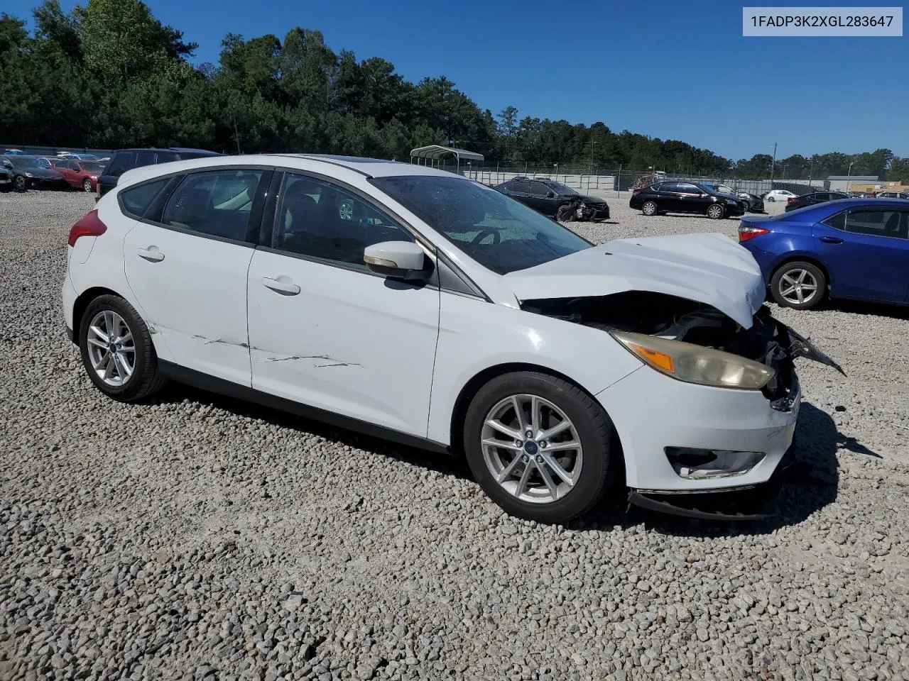 2016 Ford Focus Se VIN: 1FADP3K2XGL283647 Lot: 76899984