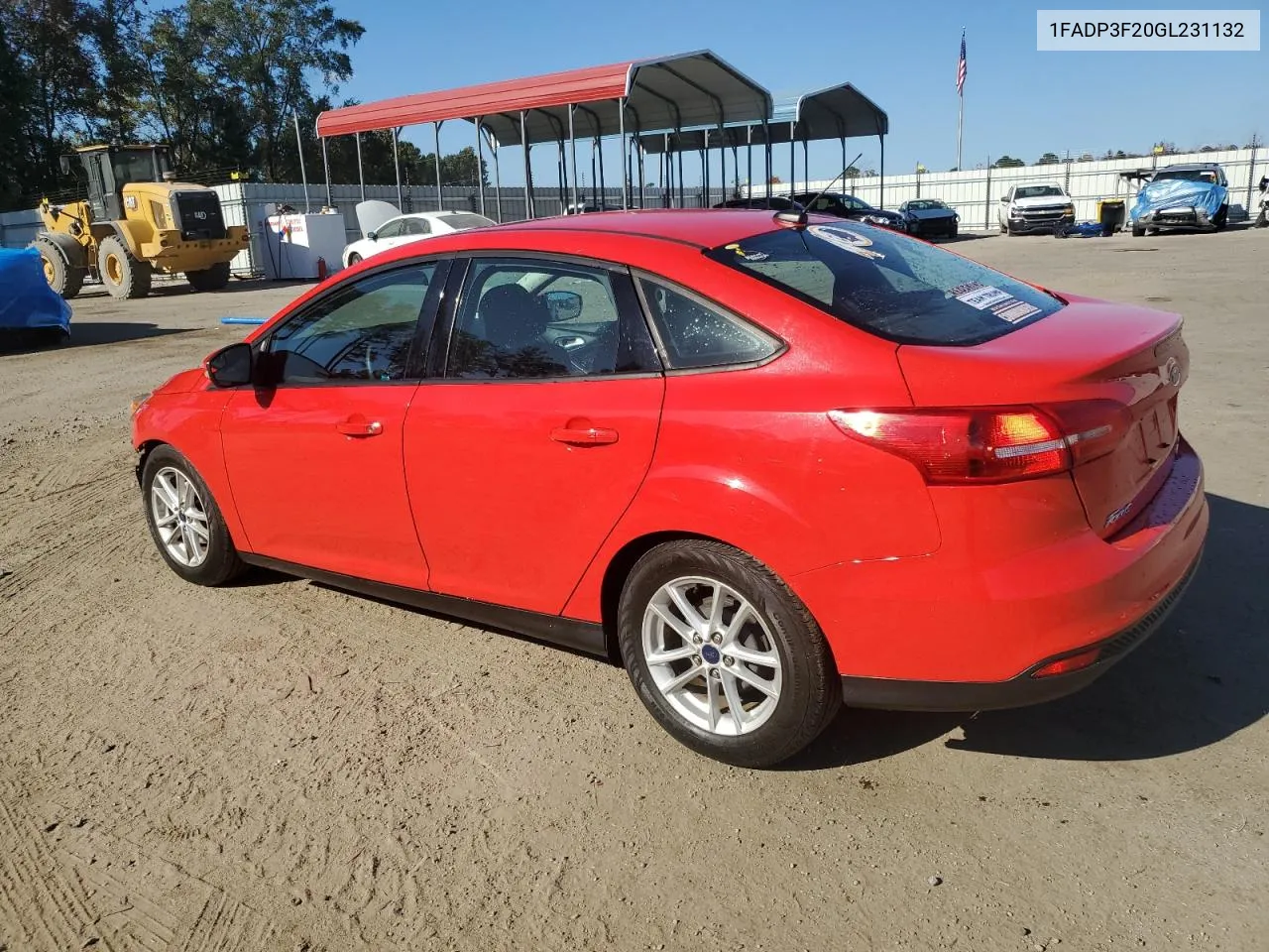 2016 Ford Focus Se VIN: 1FADP3F20GL231132 Lot: 76903254