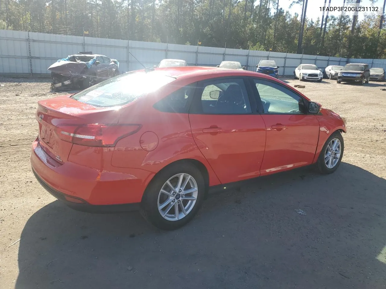 2016 Ford Focus Se VIN: 1FADP3F20GL231132 Lot: 76903254