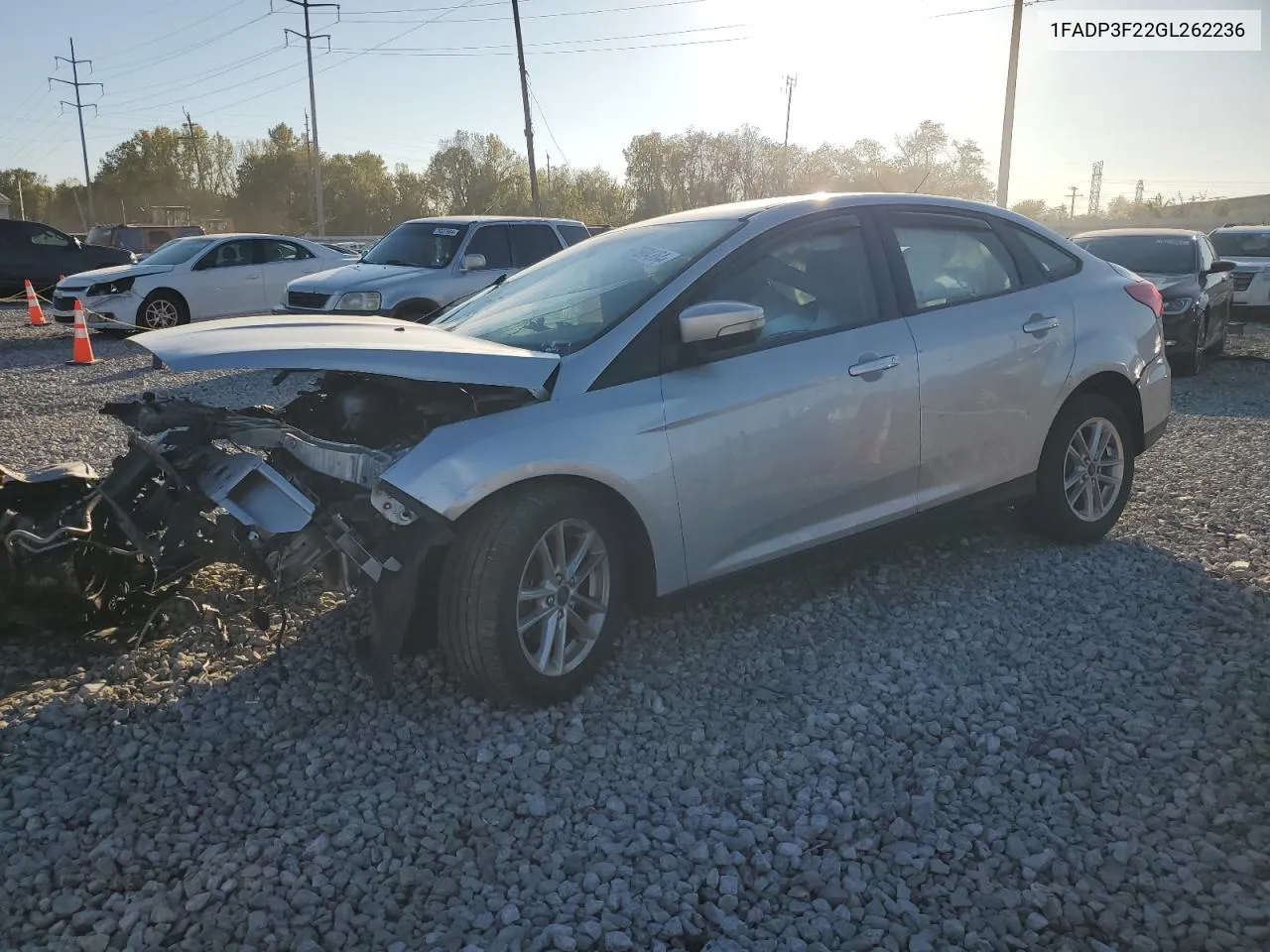 2016 Ford Focus Se VIN: 1FADP3F22GL262236 Lot: 76904364