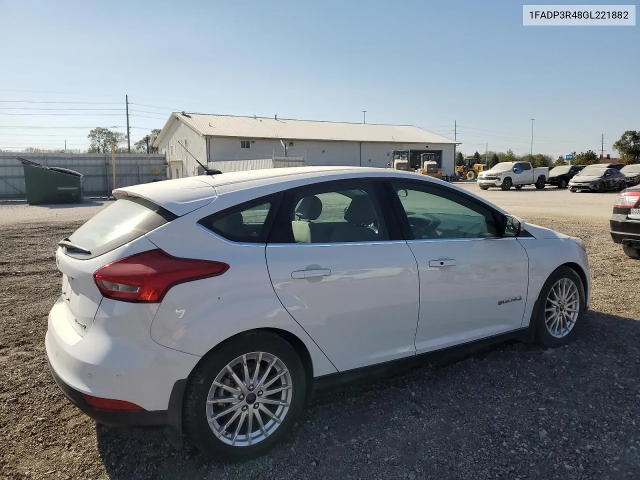 2016 Ford Focus Bev VIN: 1FADP3R48GL221882 Lot: 76977064