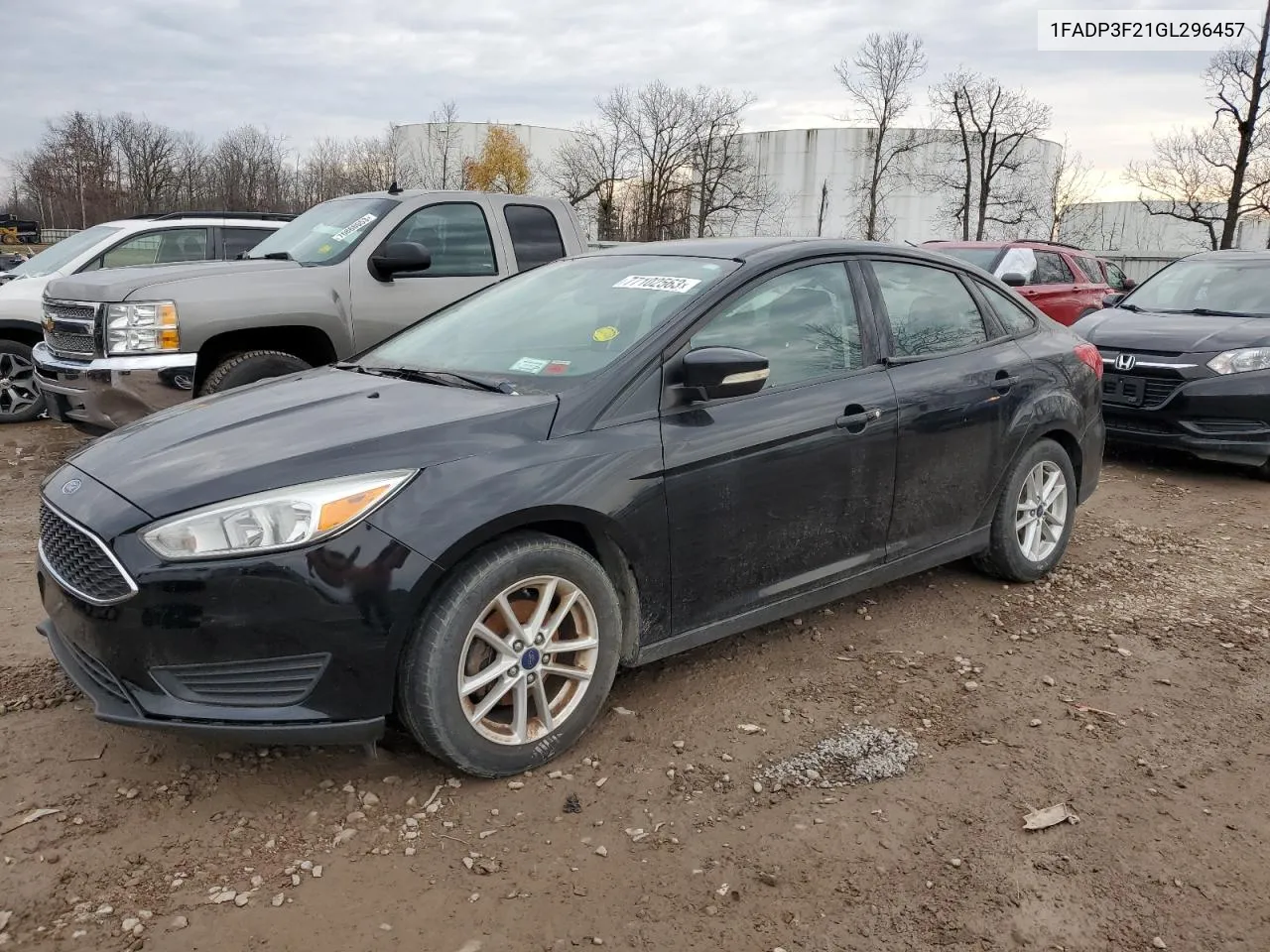 2016 Ford Focus Se VIN: 1FADP3F21GL296457 Lot: 77102563