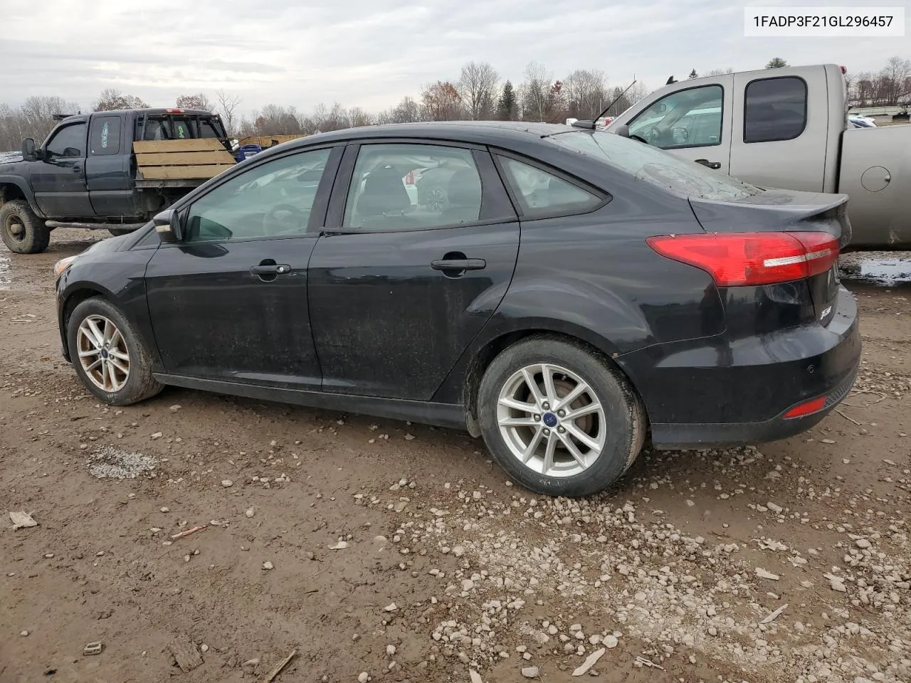 2016 Ford Focus Se VIN: 1FADP3F21GL296457 Lot: 77102563