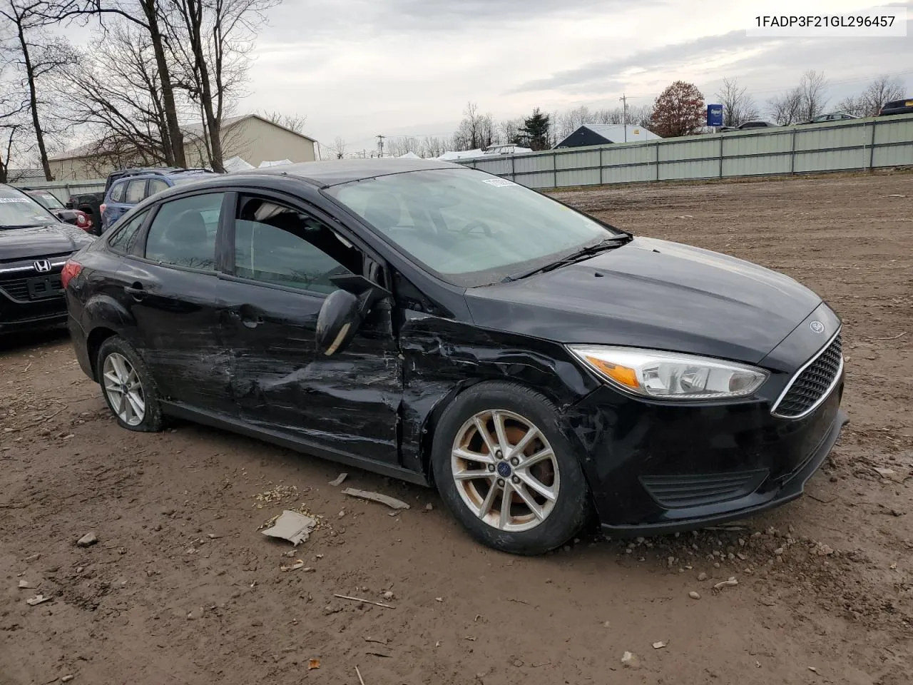 2016 Ford Focus Se VIN: 1FADP3F21GL296457 Lot: 77102563