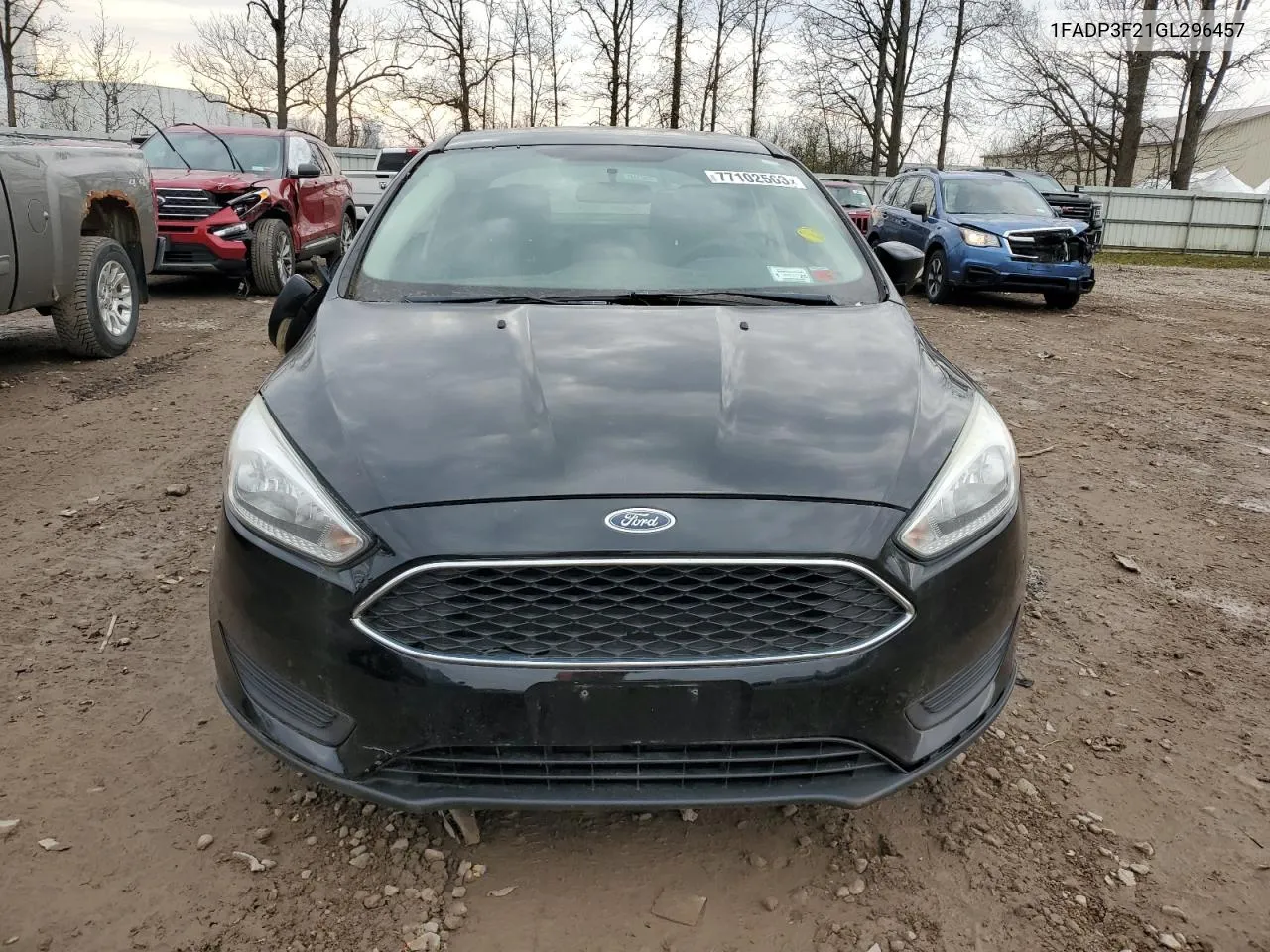 2016 Ford Focus Se VIN: 1FADP3F21GL296457 Lot: 77102563