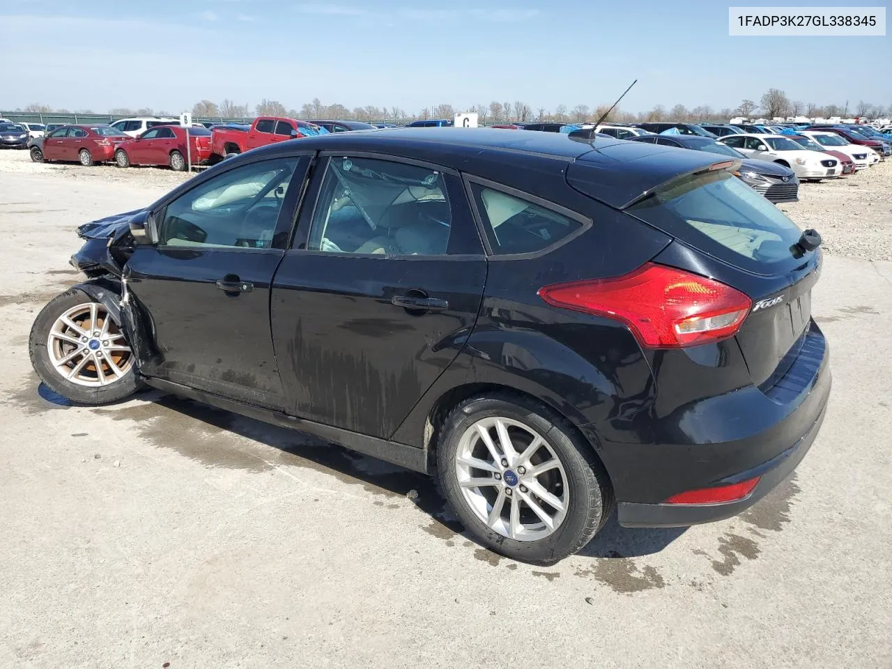 2016 Ford Focus Se VIN: 1FADP3K27GL338345 Lot: 77157234