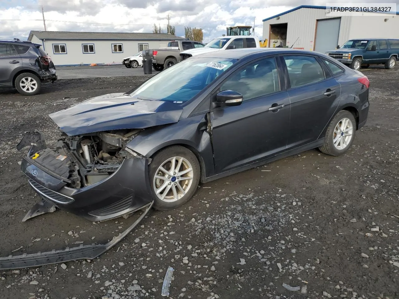 2016 Ford Focus Se VIN: 1FADP3F21GL384327 Lot: 77162864