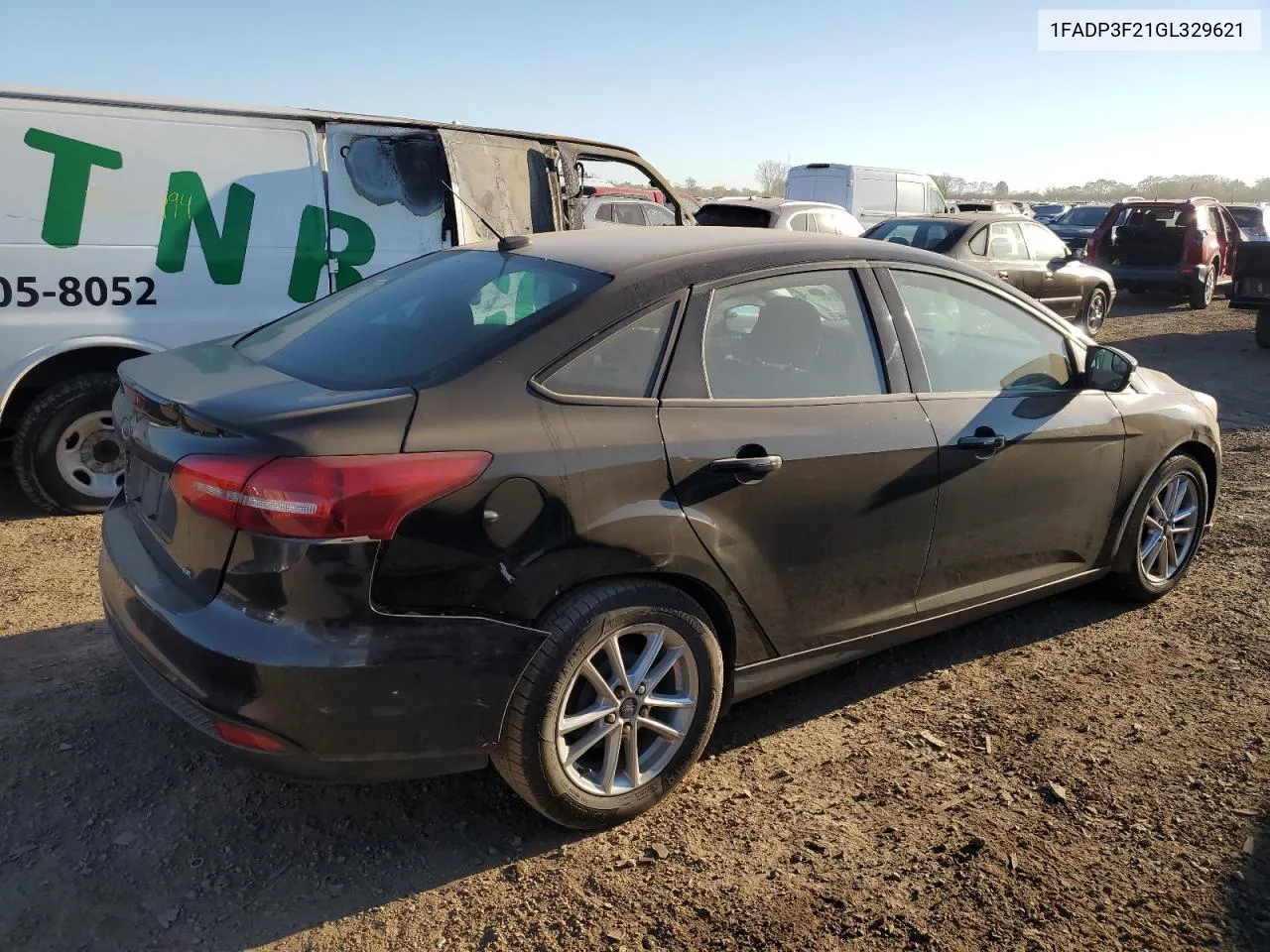 2016 Ford Focus Se VIN: 1FADP3F21GL329621 Lot: 77170074