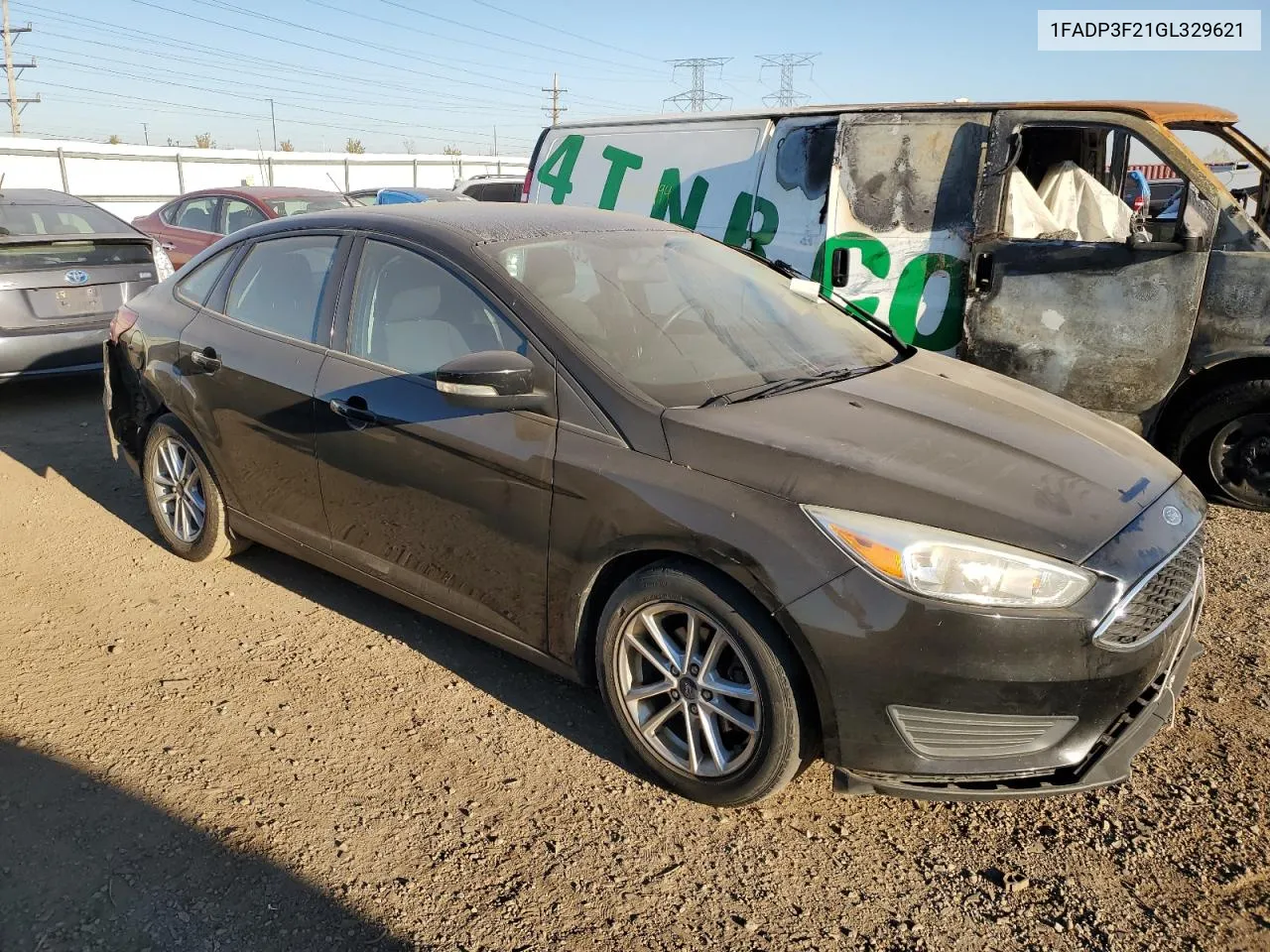 2016 Ford Focus Se VIN: 1FADP3F21GL329621 Lot: 77170074