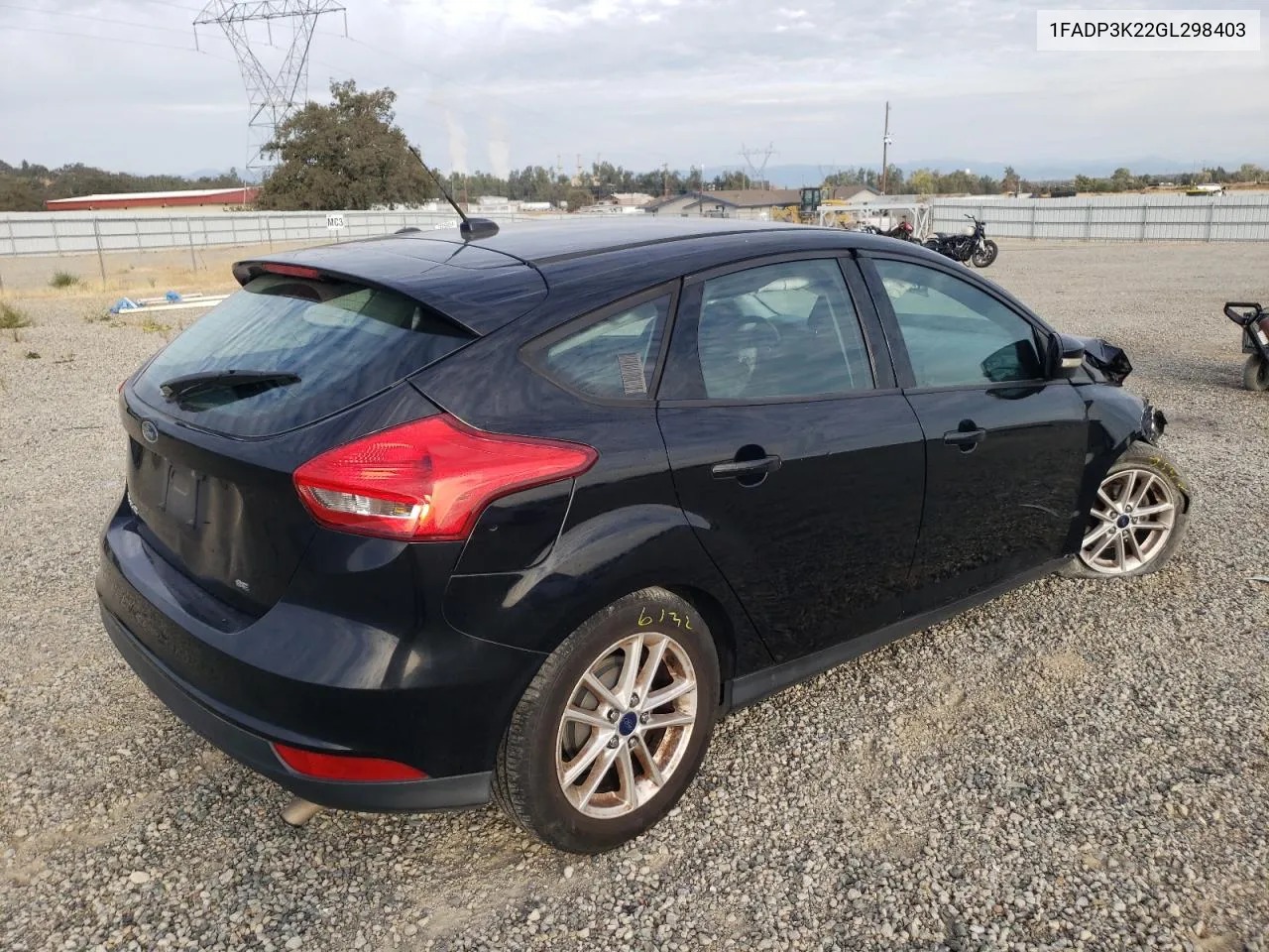 2016 Ford Focus Se VIN: 1FADP3K22GL298403 Lot: 77235834