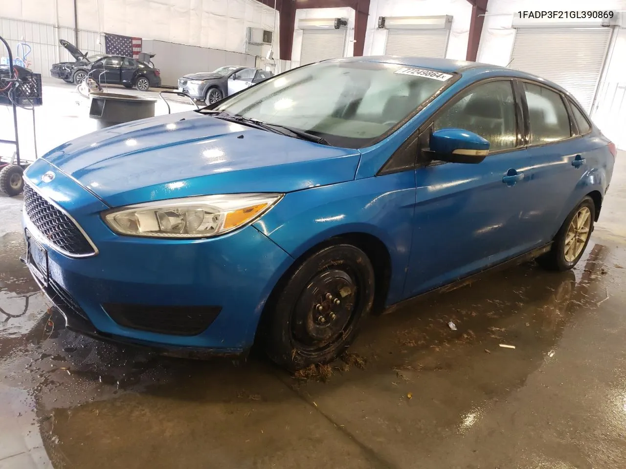 2016 Ford Focus Se VIN: 1FADP3F21GL390869 Lot: 77249864