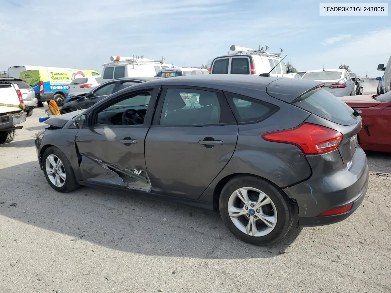 2016 Ford Focus Se VIN: 1FADP3K21GL243005 Lot: 77400344