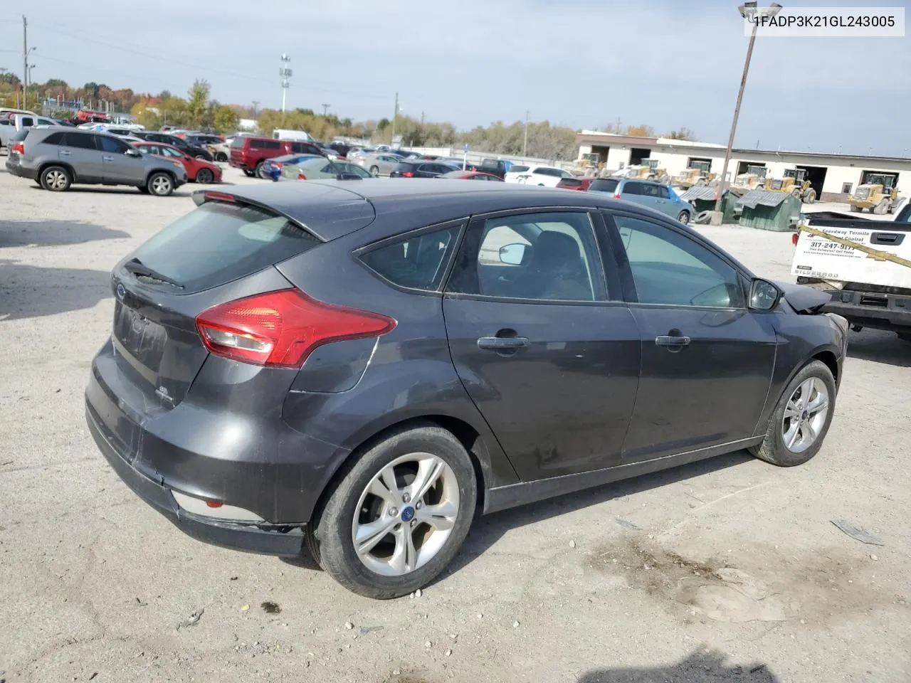 2016 Ford Focus Se VIN: 1FADP3K21GL243005 Lot: 77400344