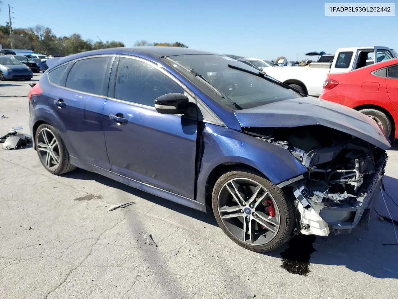 2016 Ford Focus St VIN: 1FADP3L93GL262442 Lot: 77436804