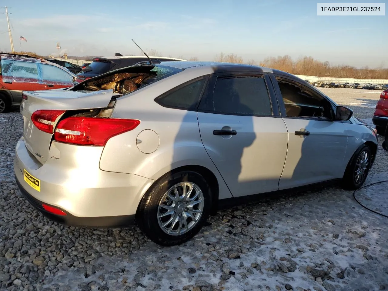 2016 Ford Focus S VIN: 1FADP3E21GL237524 Lot: 77577943