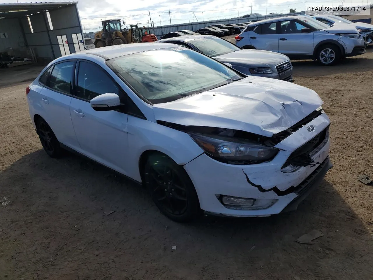 2016 Ford Focus Se VIN: 1FADP3F29GL371714 Lot: 77621064