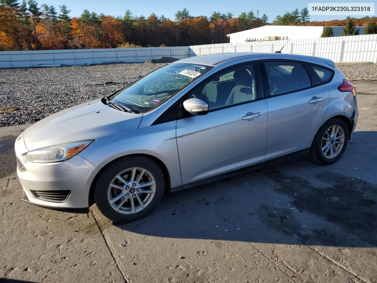 2016 Ford Focus Se VIN: 1FADP3K23GL323518 Lot: 77660324