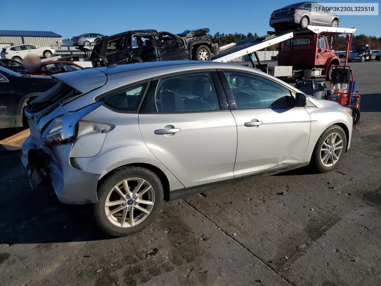 2016 Ford Focus Se VIN: 1FADP3K23GL323518 Lot: 77660324