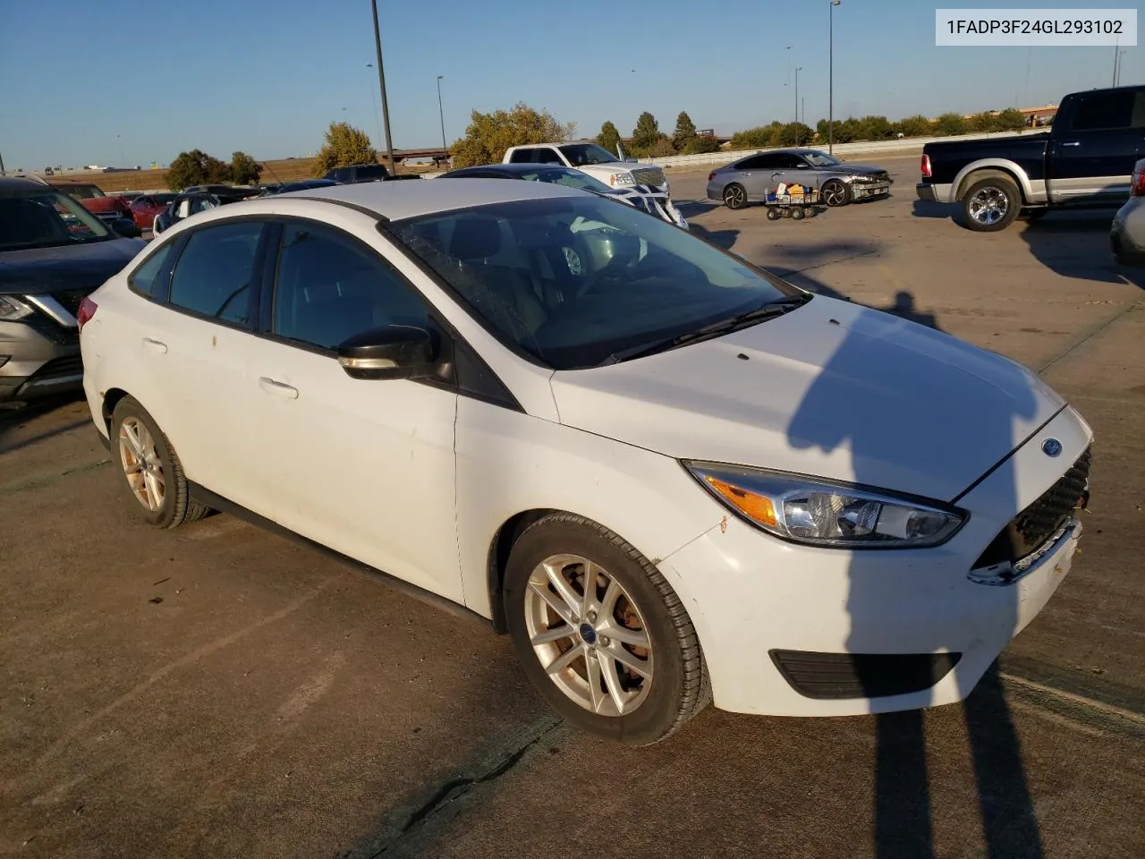 2016 Ford Focus Se VIN: 1FADP3F24GL293102 Lot: 77668954