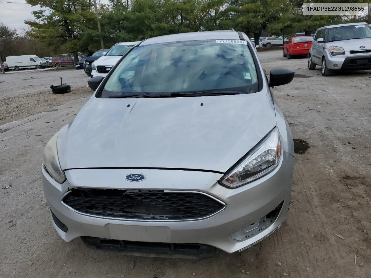 2016 Ford Focus S VIN: 1FADP3E22GL298655 Lot: 77738804