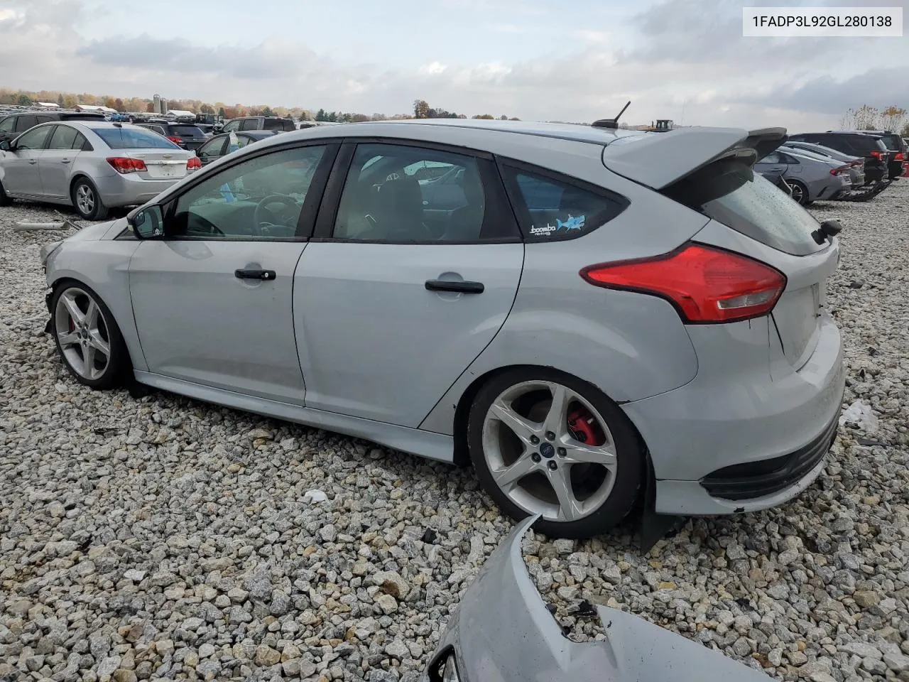 2016 Ford Focus St VIN: 1FADP3L92GL280138 Lot: 77774374