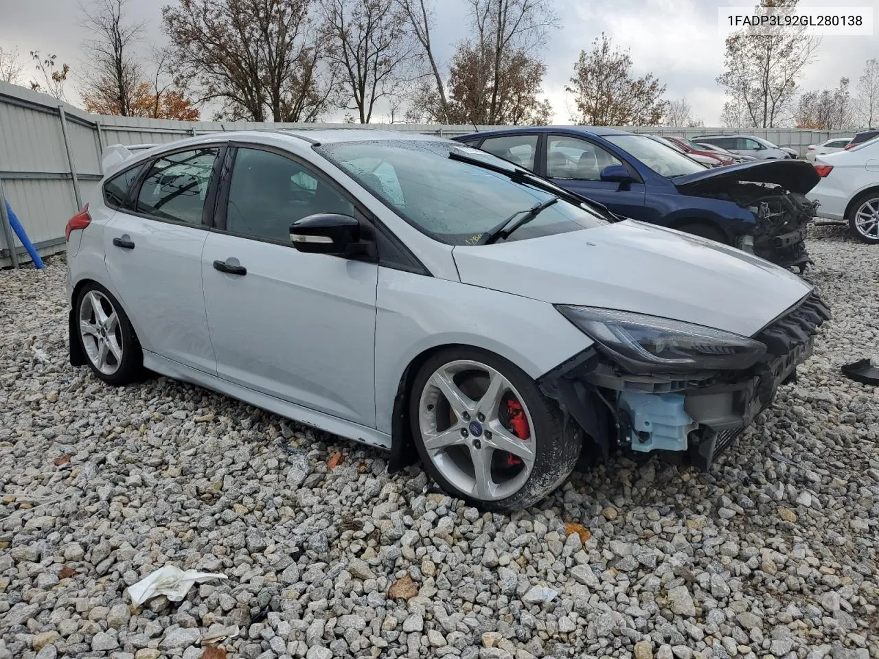 2016 Ford Focus St VIN: 1FADP3L92GL280138 Lot: 77774374