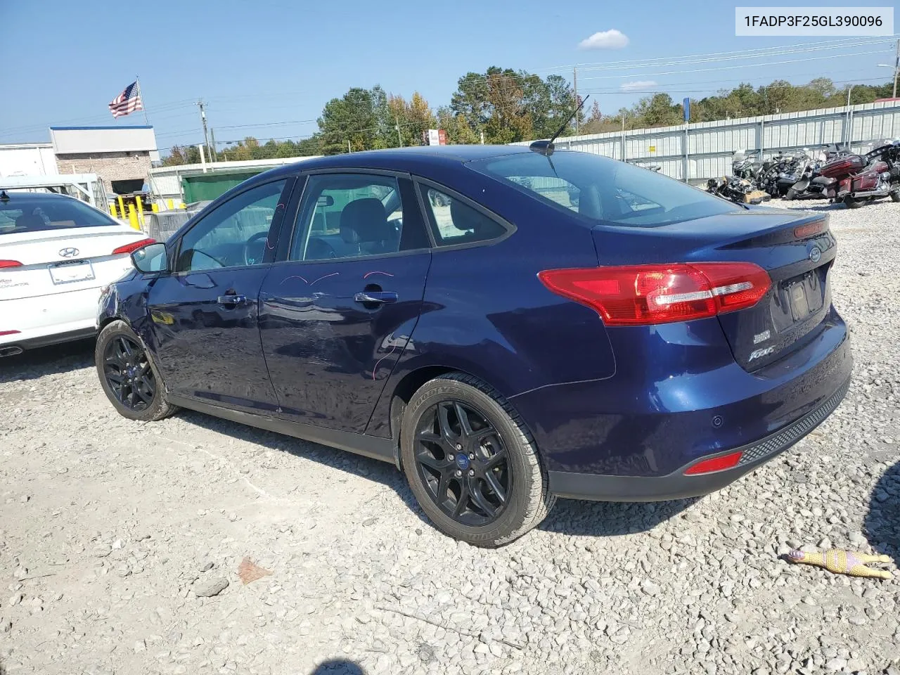 2016 Ford Focus Se VIN: 1FADP3F25GL390096 Lot: 77866984