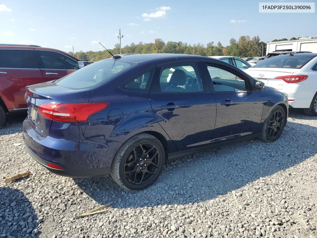 2016 Ford Focus Se VIN: 1FADP3F25GL390096 Lot: 77866984