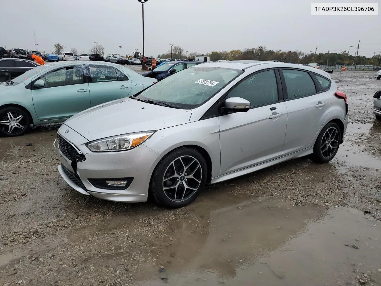 2016 Ford Focus Se VIN: 1FADP3K26GL396706 Lot: 77872704