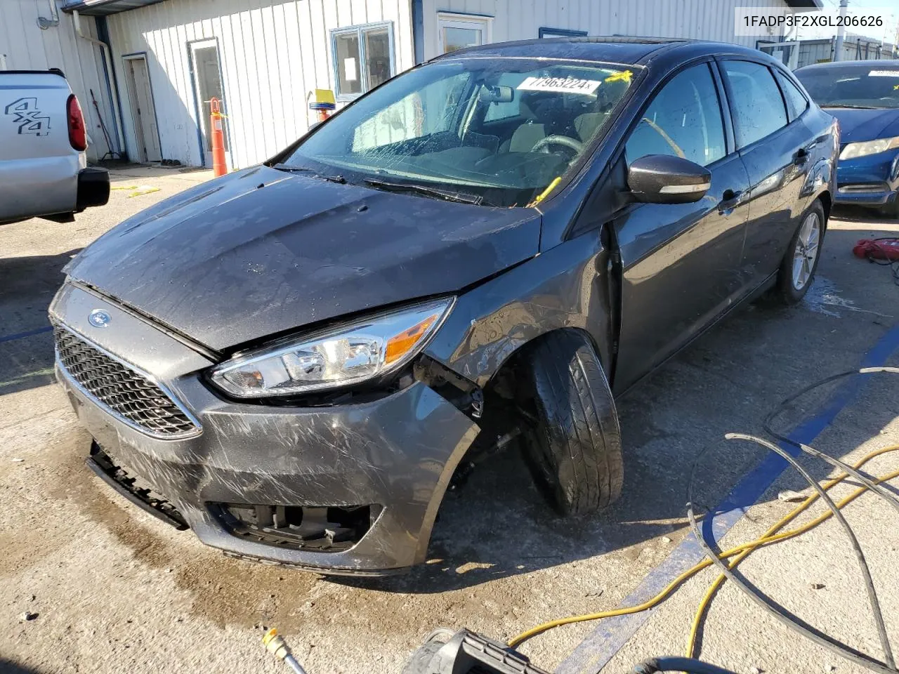 2016 Ford Focus Se VIN: 1FADP3F2XGL206626 Lot: 77963224