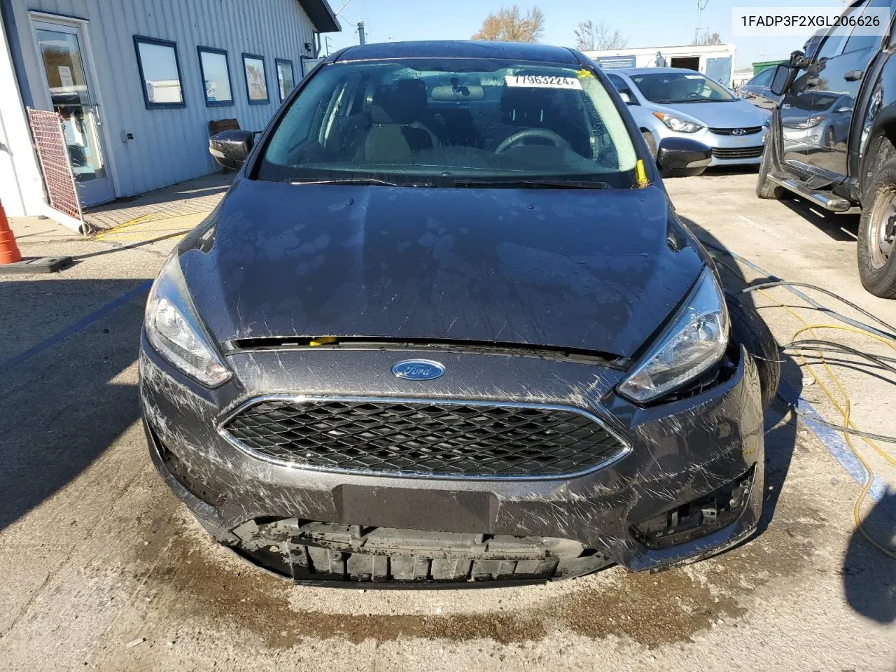 2016 Ford Focus Se VIN: 1FADP3F2XGL206626 Lot: 77963224