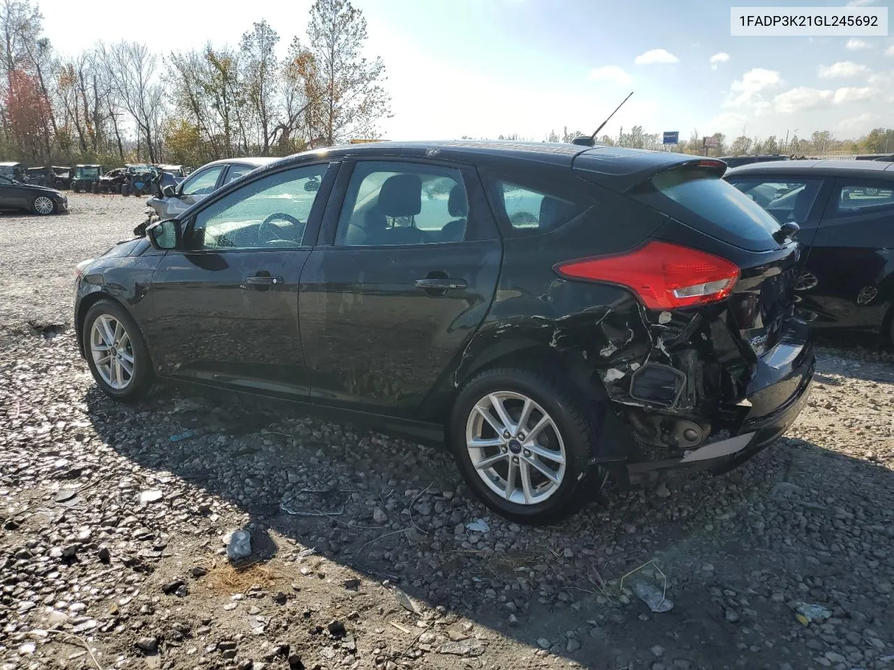 2016 Ford Focus Se VIN: 1FADP3K21GL245692 Lot: 78008024