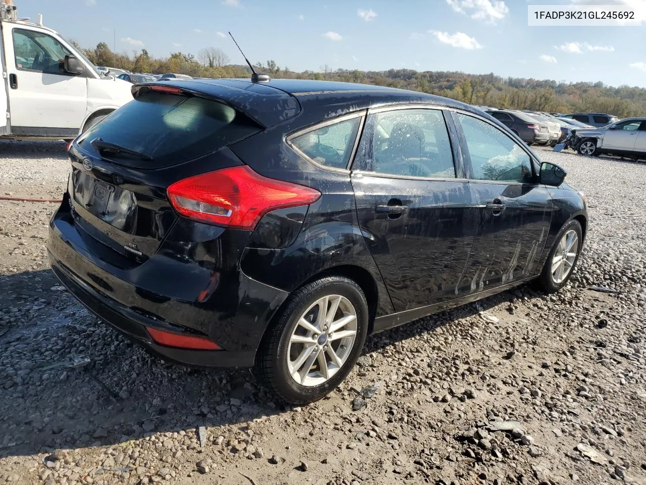 2016 Ford Focus Se VIN: 1FADP3K21GL245692 Lot: 78008024