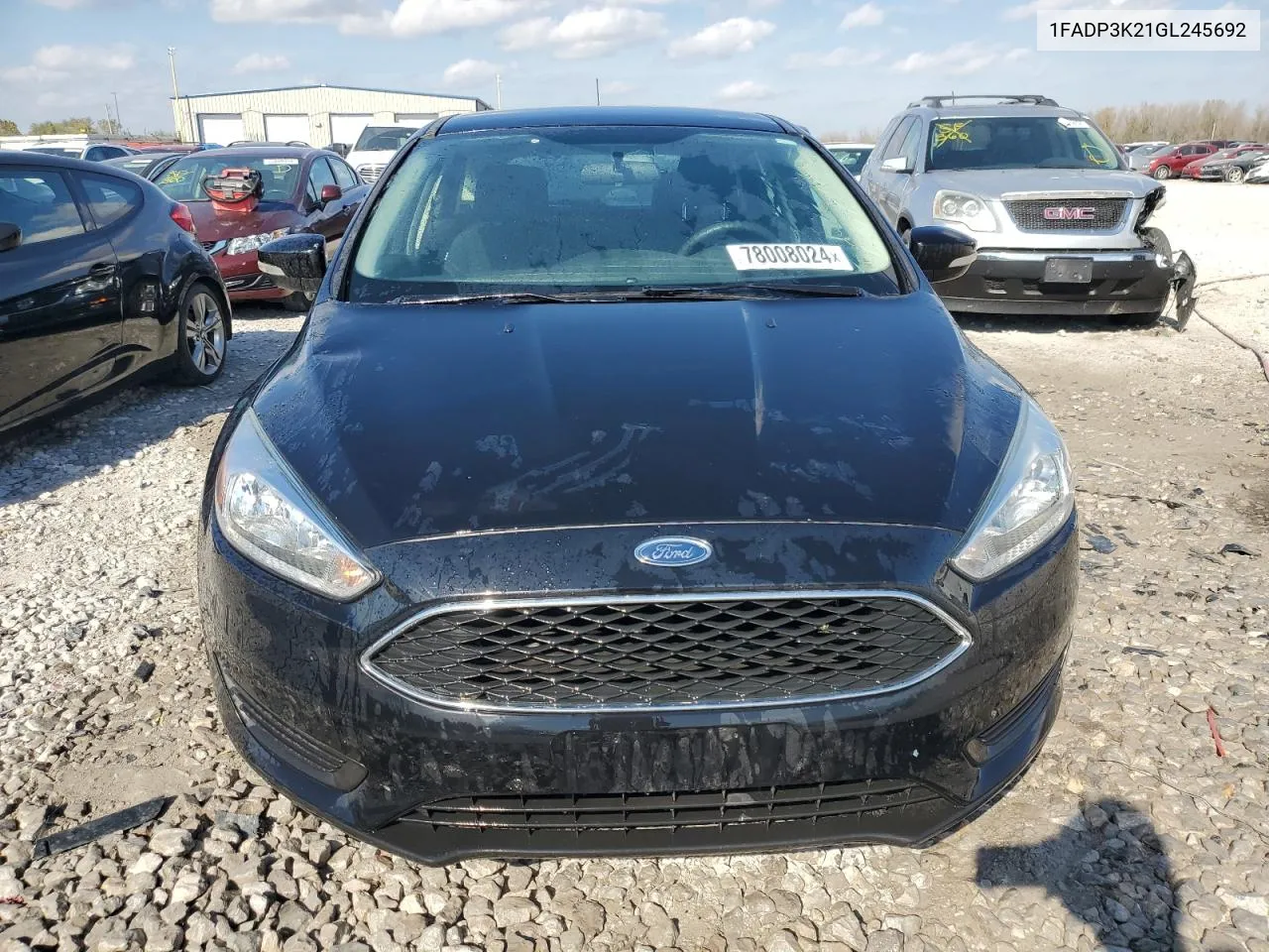 2016 Ford Focus Se VIN: 1FADP3K21GL245692 Lot: 78008024