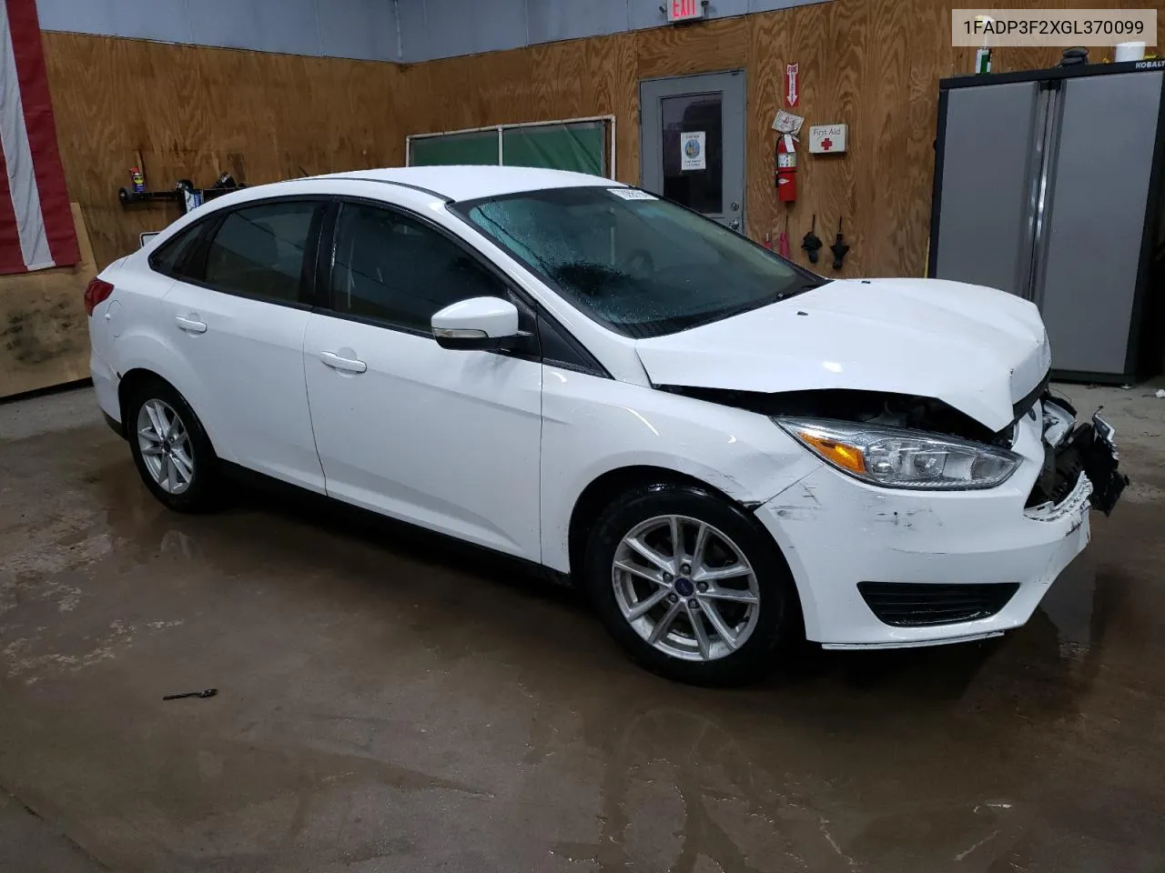 2016 Ford Focus Se VIN: 1FADP3F2XGL370099 Lot: 78056154