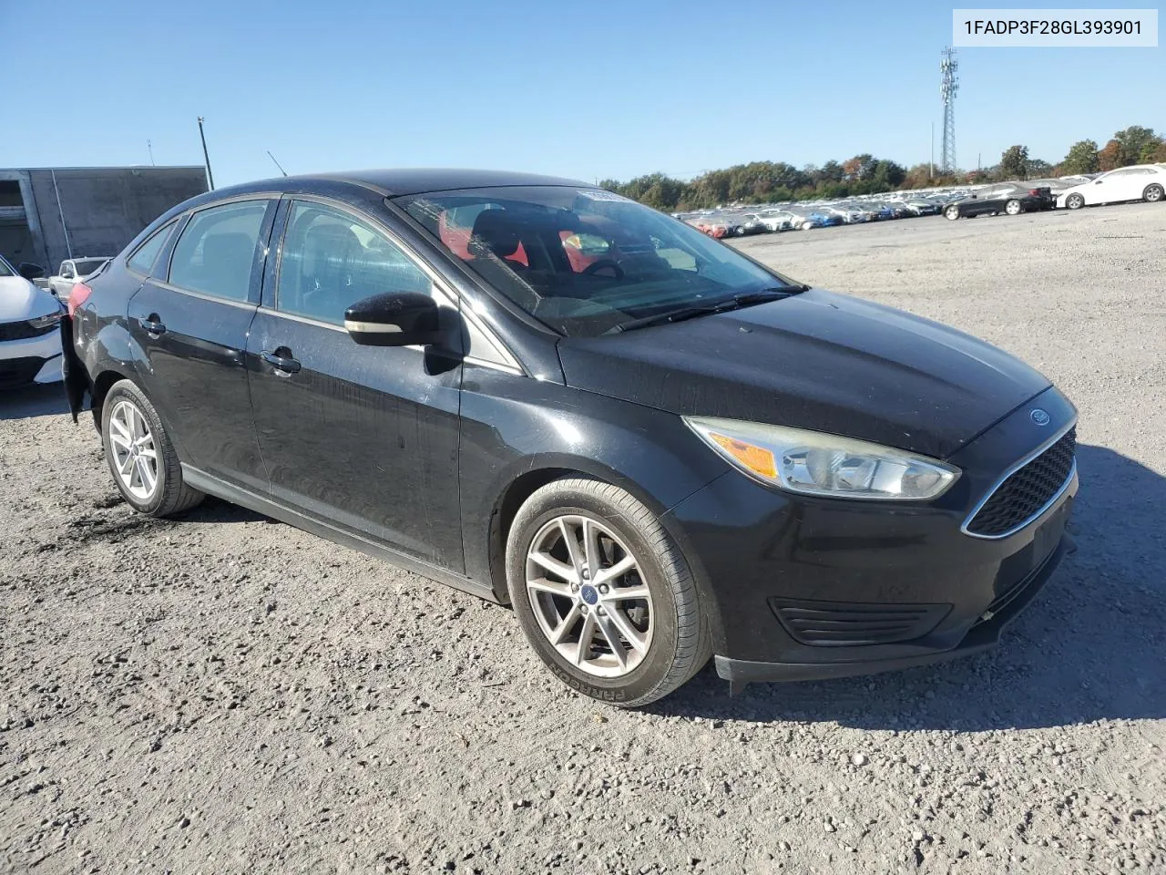 2016 Ford Focus Se VIN: 1FADP3F28GL393901 Lot: 78088714